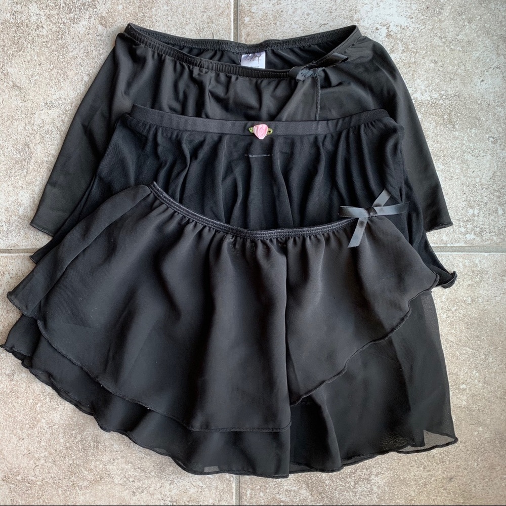 3-set Girls Ballet Skirts